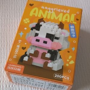 🩵2/$10🩵Cow Mini Building Block Toy - 200 pieces